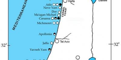 Térkép izrael portok