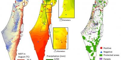 Térkép izrael éghajlat